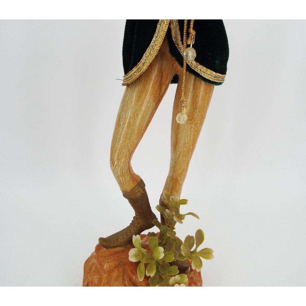Vintage MCM Hollywood Regency 18" Pixie Elf Sculpture Figurine Hong Kong - Picture 5 of 15